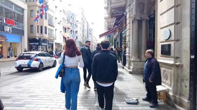 Ramadan Day Center Of Istanbul City 2023 Istiklal-Taksim Square 1 April Walking Tour|4k UHD 60fps смотреть онлайн