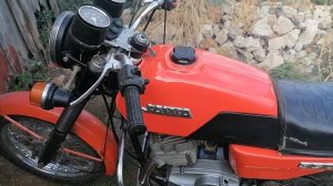 ? Работа двигателя Ява 638 выпуск 1986 года JAWA 350