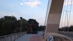 Польша, Свентокшиский мост через Вислу в Варшаве (Warsaw, Poland, Most Świętokrzyski)