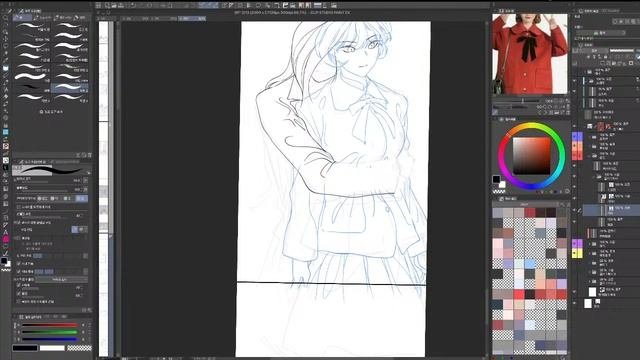 Webtoon / Comics Drawing Process With Clip Studio Paint | 웹툰 / 만화 작업 과정