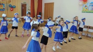 Танец на 23 февраля.Морячки.