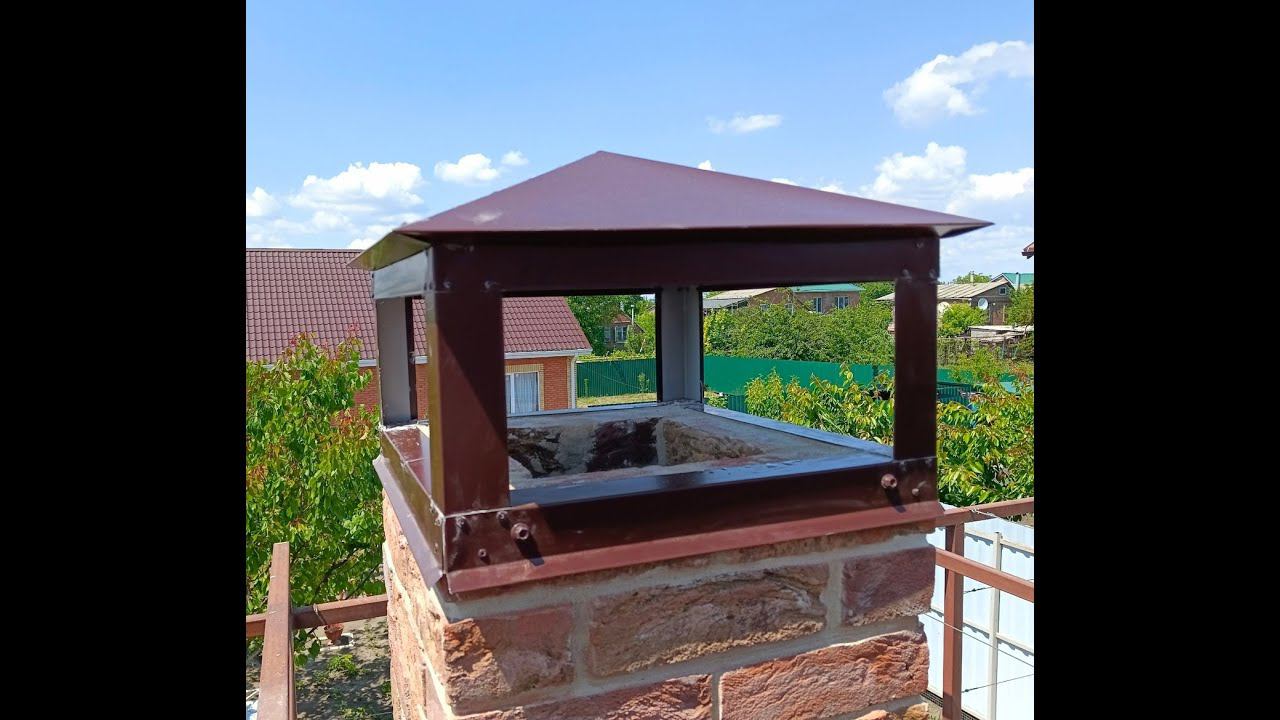 Как установить крышку на трубу смотреть онлайн