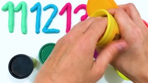 Учим цифры с Плей До | Учимся считать от 1 до 20 | Лепка | Пластилин для детей