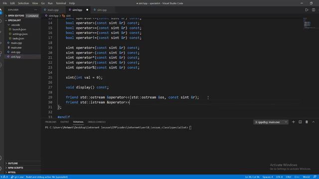 Nesneye Yönelik Programlama - CPP/C++ - Ders 120 - C++ Sınıflar - Operator Overloading - Part 2