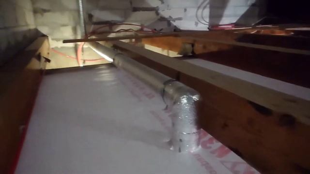 Простая приточно-вытяжная вентиляция в доме  из водосточной трубы с отводом конденсата.