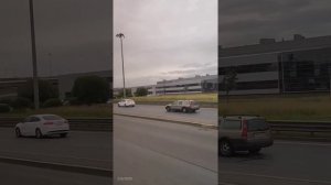 Въезжаем в Санкт-Петербург по Пулковскому шоссе.