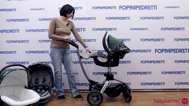 Обзор по коляске Foppapedretti Myo Tronic Travel 3 в 1 смотреть онлайн