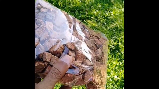 Pure Coconut Husk Coir Chips Fiber For Orchids Anthurium Flowers Crafts and pet Bedding for Plants смотреть онлайн