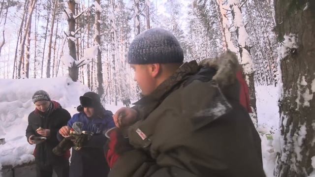 Яйца по Шотландски  | Ночевка в зимнем лесу | Мороз