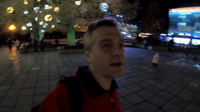 #237 Тьма в Ялте. Ночное освещение в темное время суток. Погода в Ялте. Крым, поздняя осень в Крыму смотреть онлайн