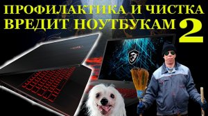 Чистка и профилактика ВРЕДНА для игровых ноутбуков. Часть2 MSI GF75 Thin 10US-047XRU