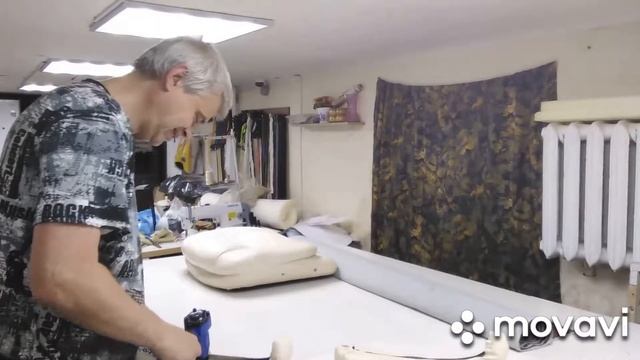 Перетяжка офисного кресла. Завершение смотреть онлайн