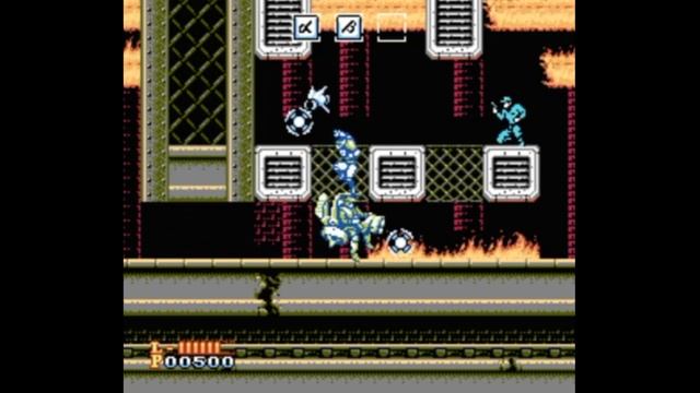 Dendy (Famicom,Nintendo,Nes) 8-bit Tokkyuu Shirei-Solbrain Area F Burning City.mp4