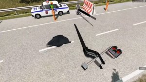 ГРАНИЦА СМЕРТИ! НЕ ОСТАНОВИЛСЯ НА БЛОКПОСТУ ПО ТРЕБОВАНИЮ ДПС | BeamNG.drive