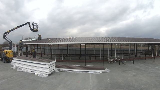 Быстровозводимые здания из сэндвич-панелей.