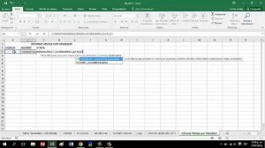 Creación de informes con graficos en Excel 2016.