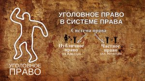 Уголовное право в системе права
