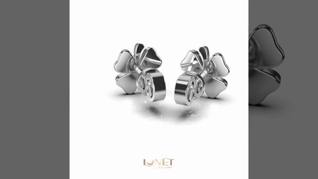 Сережки з білого золота з діамантами 311971121