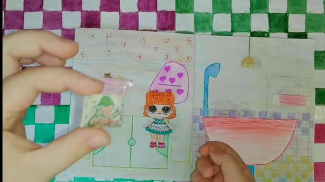 Обзор на тетрадь-домик для кукол ЛОЛ//Кукли ЛОЛ//purple twix 💜 смотреть онлайн