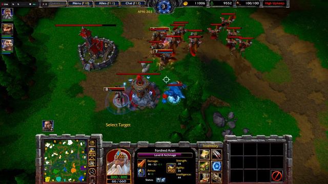 Warcraft 3 Reforged | 1 (Human) vs 6 Insane Computers AI (All Random) смотреть онлайн