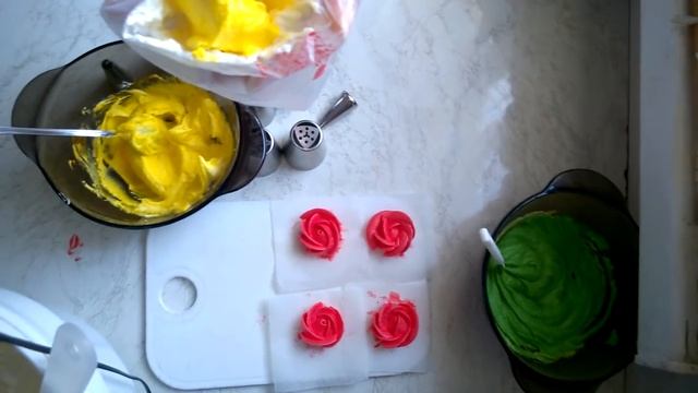 ЦВЕТЫ ИЗ КРЕМА + НОВЫЙ КРЕМ (не БЕЛКОВЫЙ, не МАСЛЯНЫЙ) смотреть онлайн