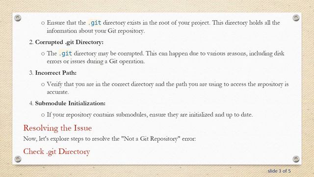 Troubleshooting "Not a Git Repository" Error смотреть онлайн