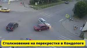 Столкновение на перекрестке в Кондопоге