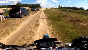 Kayo T2 enduro. 172fmm.  Покатушка на мото в лесу.