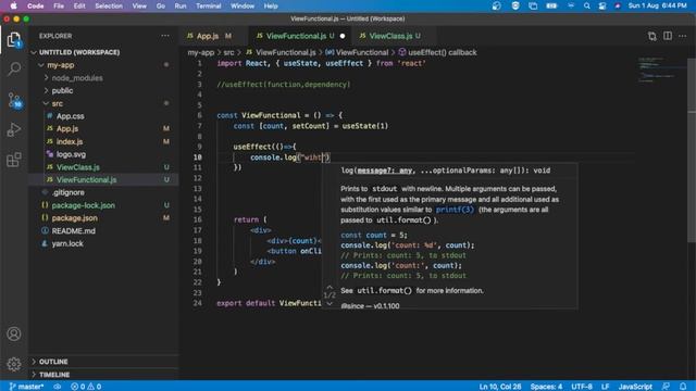 React Hooks Tutorial -5- useEffect Hook смотреть онлайн