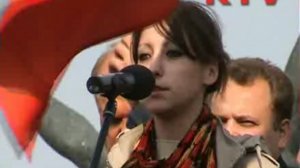 Марья Марусенко - marossiya - (СКМ) - выступление 4 октября 2008 года траурный митинг, посвящённы...