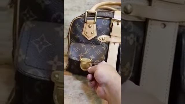 Ремонт замка на сумке Louis Vuitton Monogram Canvas Manhattan GM