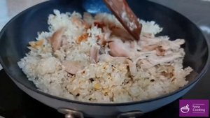 Практичное блюдо за 20мин(Рис с курицей и горохом нут)