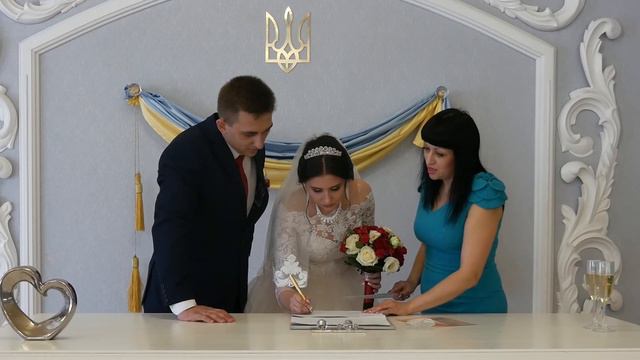 Катя и Стас (однокамерная съемка ЗАГСа)