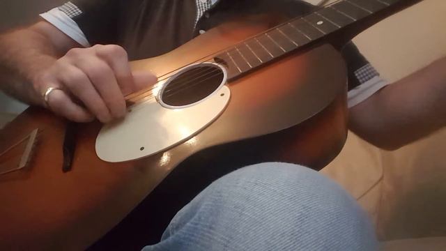 60s kansas parlour blues flat top guitar on ebay смотреть онлайн