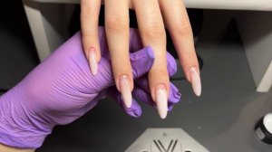 Макро маникюр | Как делать чистый комби маникюр