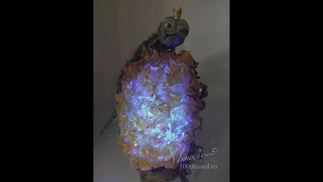 Фоамиран! Презентация МК Ящерка из фома светильник, фом арт