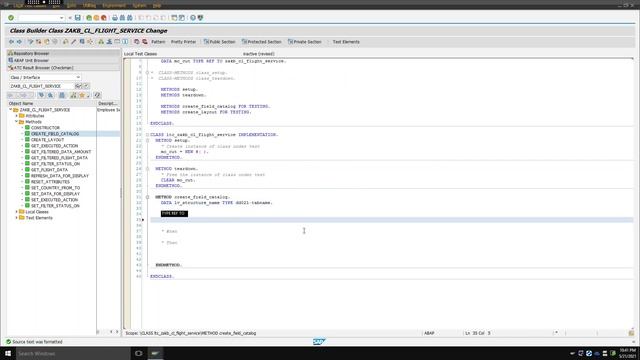 4 ABAP Unit Test Framework смотреть онлайн