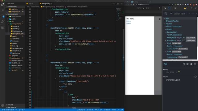React JS for beginners: Tutorial 8 - React Router