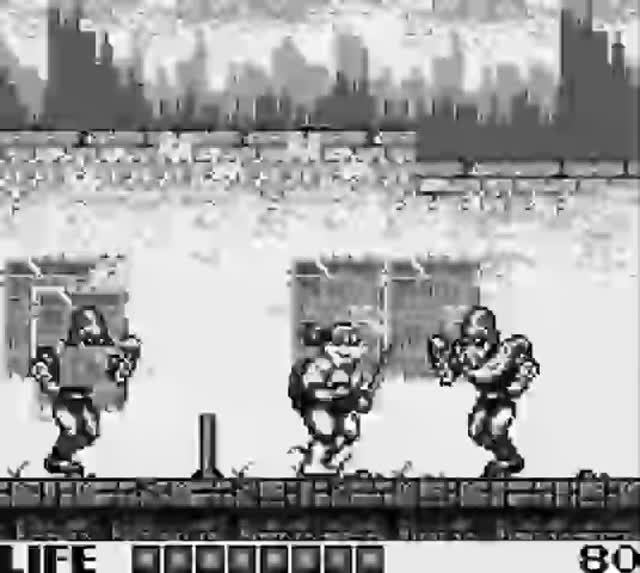 Teenage Mutant Hero Turtles: Fall of the Foot Clan (Game Boy) полное прохождение