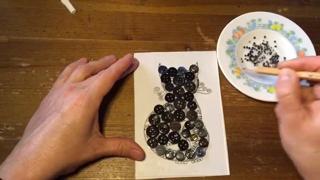 Мастер-класс "Рисование пуговицами"