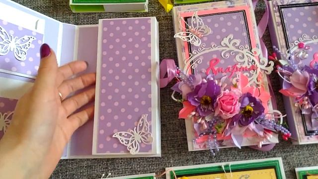 Скрапбукинг. Шоколадницы и открытки к 8 марта. смотреть онлайн