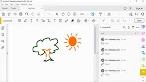 How to draw on a pdf with Adobe Acrobat Pro DC