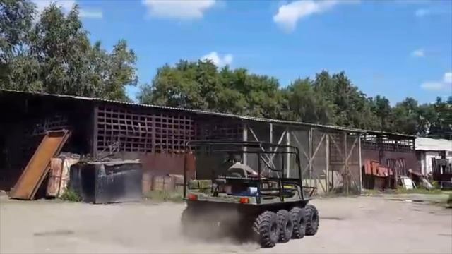 Вездеход Снегоболотоход Амфибия ХВН 8х8-2