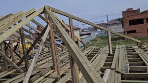 Стропильная система вальмовой кровли