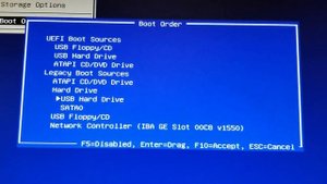 HP ProDesk 600 G1 SFF Computer BIOS Change Boot Order