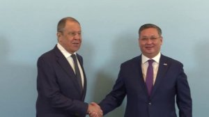 С.Лавров прибыл на заседание СМИД ШОС, Астана, 21 мая 2024 года