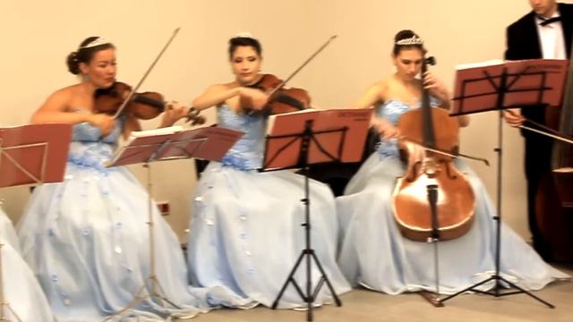 струнный квинтет с флейтой Октавио живая классическая музыка на праздник смотреть онлайн