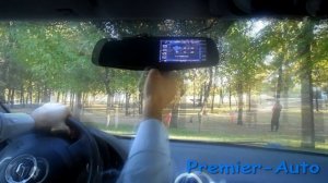 Видео №2 про зеркало-регистратор "Коларикс": настройка и меню