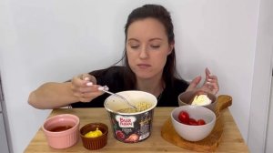 МУКБАНГ ЛАПША БИГ ЛАНЧ  САРДЕЛЬКИ СОУСЫ ТОМАТЫ  MUKBANG  BIG LUNCH