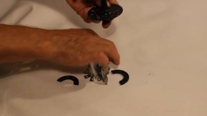 Закрутка стакселя из втулки велосипедного колеса.